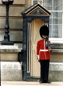 Army Regiments Richard Grant Stokes first black Guardsman on duty outside Buckingham