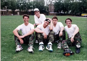 Army Training undertaken by Tim Vincent TV Presenter of Blue Peter Paul Leyshon TV