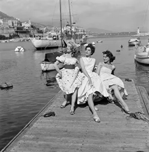 The arrival of Grace Kelly in Monte Carlo for her wedding to Prince Rainier III in