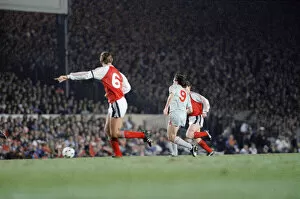 01346 Collection: Arsenal 0 v 0 Liverpool, Littlewoods League Cup 3rd round (replay) at Highbury