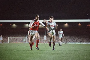 01346 Prints: Arsenal 0 v 0 Liverpool, Littlewoods League Cup 3rd round (replay) at Highbury