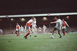 Arsenal 0 v 0 Liverpool, Littlewoods League Cup 3rd round (replay) at Highbury