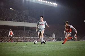 Arsenal 0 v 0 Liverpool, Littlewoods League Cup 3rd round (replay) at Highbury