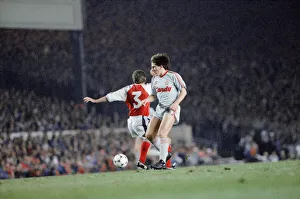 Arsenal 0 v 0 Liverpool, Littlewoods League Cup 3rd round (replay) at Highbury