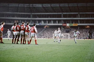 Arsenal 0 v 0 Liverpool, Littlewoods League Cup 3rd round (replay) at Highbury