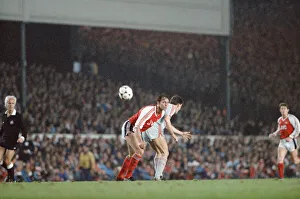 Arsenal 0 v 0 Liverpool, Littlewoods League Cup 3rd round (replay) at Highbury