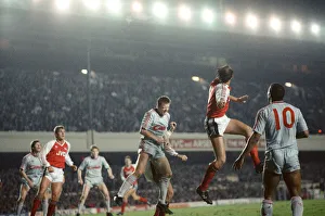 01346 Prints: Arsenal 0 v 0 Liverpool, Littlewoods League Cup 3rd round (replay) at Highbury