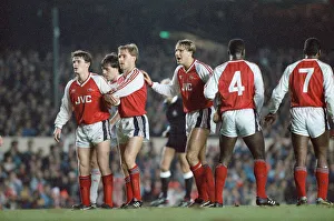 Arsenal 0 v 0 Liverpool, Littlewoods League Cup 3rd round (replay) at Highbury