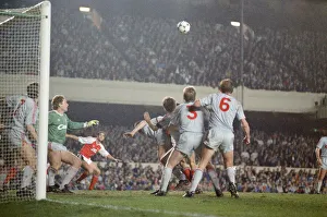 Arsenal 0 v 0 Liverpool, Littlewoods League Cup 3rd round (replay) at Highbury