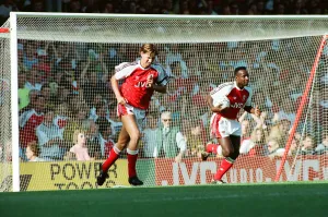 Arsenal 1 v. Coventry 2. Tony Adams and Michael Thomas. 7th September 1991