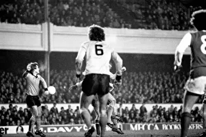 Arsenal 2 v. Derby County 0. Division 1 football January 1980 LF01-05-007