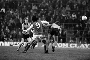 Arsenal 2 v. Derby County 0. Division 1 football January 1980 LF01-05-071