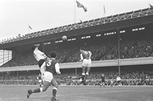 Arsenal 3 v Burnley 2. Old League Division one at Highbury Stadium