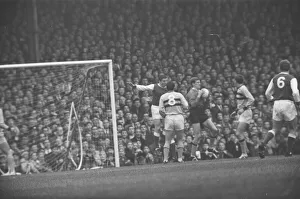 Arsenal 3 v West Ham United 3. Old League Division one at Highbury Stadium