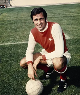 Arsenal footballer George Graham at Highbury August 1969