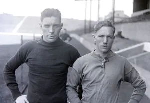 Arsenal Footballers - April 1927 Alex Mackie and Sam Haden