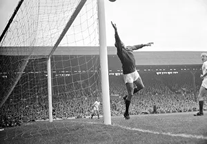 00230 Prints: Arsenal goalkeeper Jim Furnell is powerless to stop Liverpool