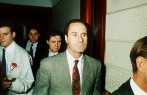 Arsenal Manager George Graham after points were deducted in November 1990