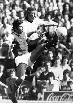 Arsenal v Bristol City league match at Highbury August 1976