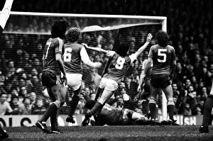 Arsenal v Ipswich Town league match at Highbury March 1984