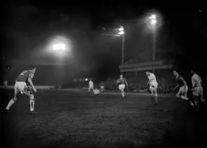 Floodlights Prints: Arsenal v West Ham division one football match at Highbury