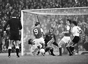 00237 Prints: Arsenals attack is led by Malcolm McDonald against the Manchester United goal
