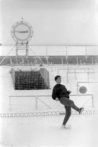 Arsenals transfer lister forward, Bobby Gould, who was to have played for Arsenal