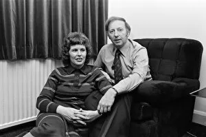 Images Dated 19th November 1980: Arthur Scargill and his wife Anne at home near Barnsley, Yorkshire. 19th November 1980