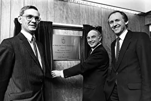 Health Prints: Arthur Taylor, the Chairman of Newcastle Health Authority unveils the plaque at the new