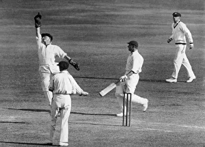 00107 Prints: The Ashes 1932 - 1st Test at Sydney. Australia v England (The Bodyline Series