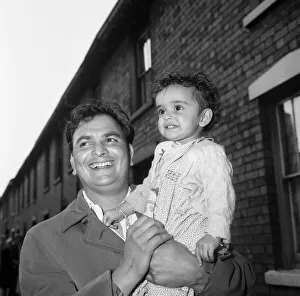 Asian family in Smethwick, a town in the Sandwell Metropolitan Borough
