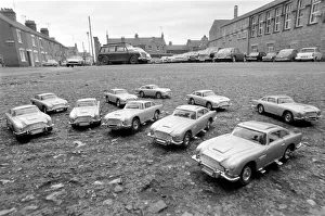Aston Martins toy cars being produced at Corgis Swansea factory