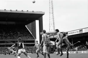 Relegation Prints: Aston Villa 1 - 2 Sheffield Wednesday First Division match held at Villa Park