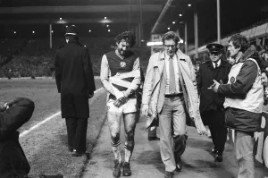 Police Officer Prints: Aston Villa 2-0 Dynamo Kiev, European Cup 3rd round 2nd leg, Villa Park