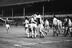 Images Dated 26th January 1983: Aston Villa 3-0, European Super Cup 2nd match at Villa Park, Birmingham