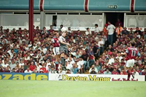 00832 Prints: Aston Villa 3 -1 Manchester United Premiership match held at Villa Park. 19th August 1995