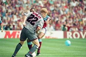Aston Villa 3 -1 Manchester United Premiership match held at Villa Park. Paul Scholes