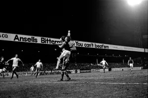 Aston Villa v Barcelona UEFA CUP 1978 played at Villa Park