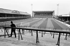 Ground Prints: Aston Villa v Besiktas European Cup match at Villa Park, 15th September 1982