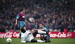 Aston Villa v Leeds United Coca-Cola Cup final at Wembley Stadium, 24th March 1996