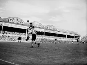 Advertising Prints: Aston Villa v Sunderland Division One September 1st 1952