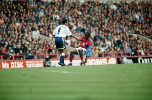 00609 Prints: Aston Villa v Tottenham Hotspur, final score 1-1, Premier League, Villa Park, Birmingham