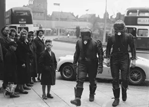 Astronauts travel around central Coventry advertising The Space Age Press Ball