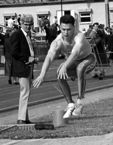 Athlete Jonathan Edwards Jonathan Edwards competes in the North East