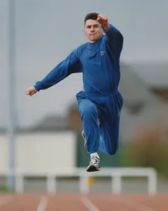 00403 Prints: Athlete Jonathan Edwards Jonathan Edwards during a training session 1