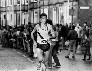 Athlete Steve Cram Steve Cram in action in the Saltwell Road Race 21