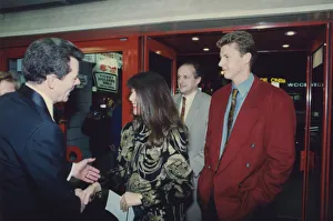 00399 Prints: Athlete Steve Cram Steve Cram arrives at the Odeon Cinema in Newcastle with