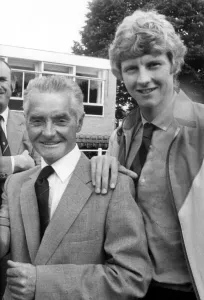 Respect Prints: Athlete Steve Cram Steve Cram with his coach Jimmy Hedley 16 August 1983