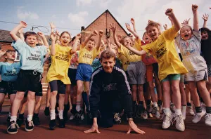 Cheering Prints: Athlete Steve Cram Steve Cram launches the 15th Children