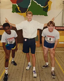 Athlete Steve Cram Steve Cram at the National Garden Festival in Gateshead